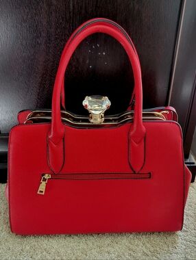 New Red Satchel